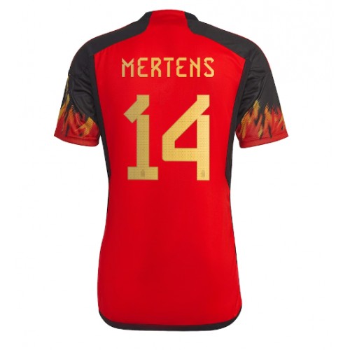 Pánský Fotbalový dres Belgie Dries Mertens #14 MS 2022 Domácí Krátký Rukáv
